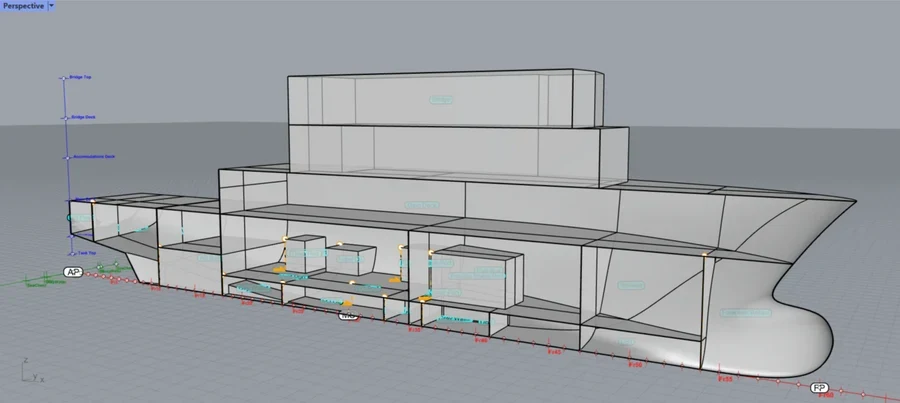 Advanced Stability in Orca3D, example 1